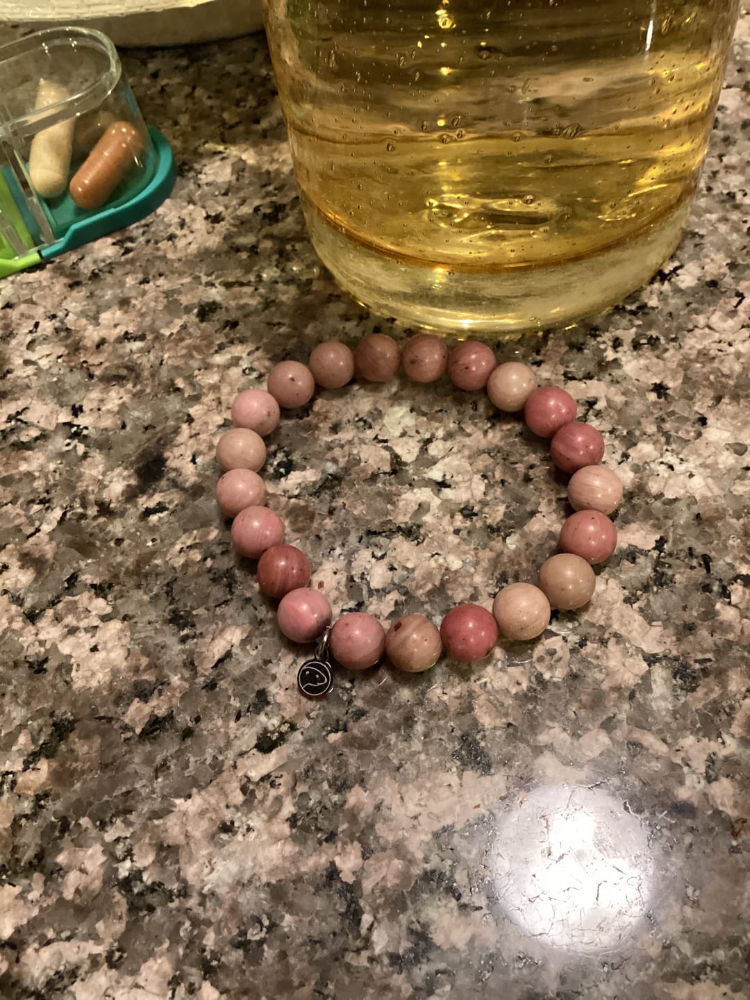 Customer photo review of Rhodonite Bracelet