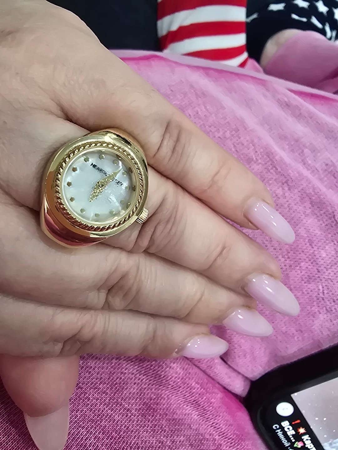 Customer photo review of Vintage Watch Ring
