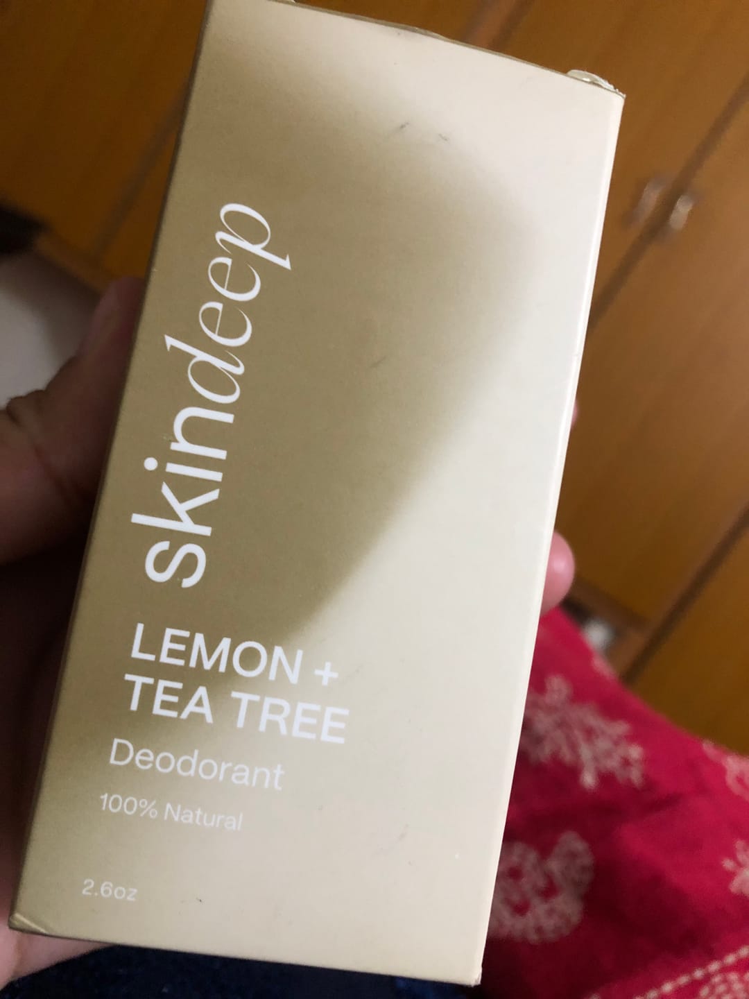 Customer photo review of DEODORANT