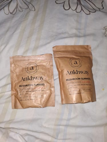 Customer photo review of Mushroom Gummies