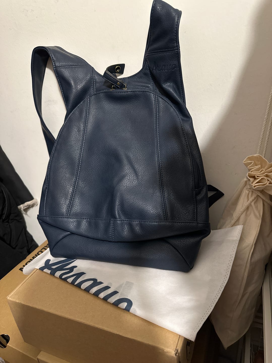 Customer photo review of Le sac à dos Vegan Original - Ergonomique et Antivol