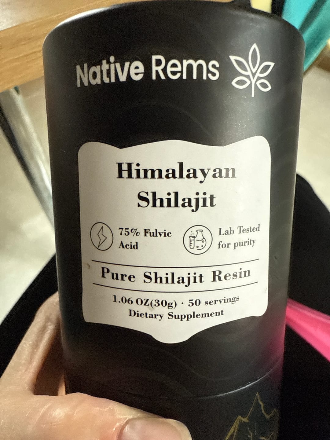 Customer photo review of Native Shilajit