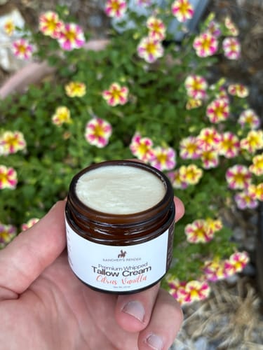 Customer photo review of Citrus Vanilla Whipped Tallow Cream
