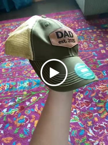 Customer video review of Custom Leather Patch Trucker Hat - Legacy