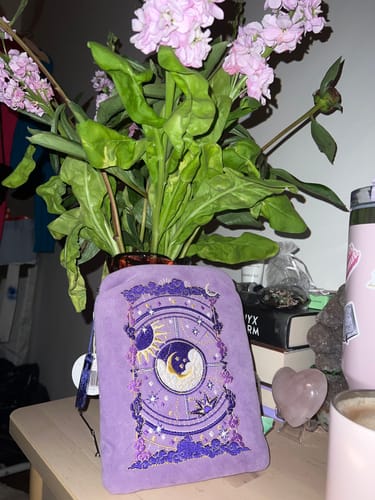 Customer photo review of Otherworldly E-Reader Sleeve - Lilac