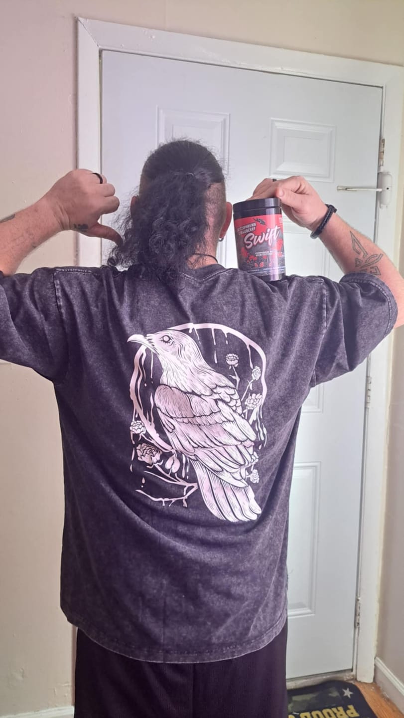 Customer photo review of Raven Oversized Vintage Crew