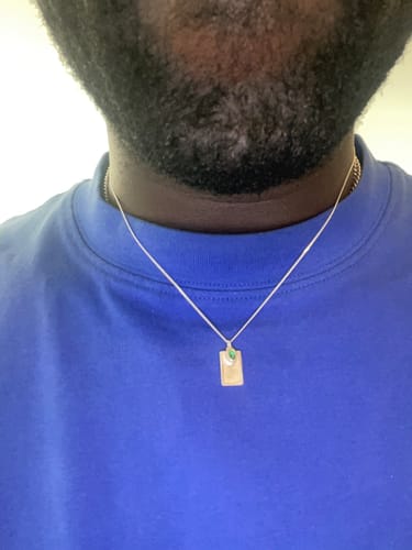 Customer photo review of Maison Necklace - Silver