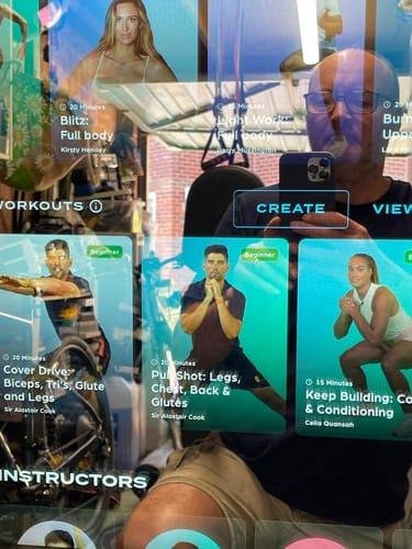 Customer photo review of MAGIC AI: Fitness Smart Mirror