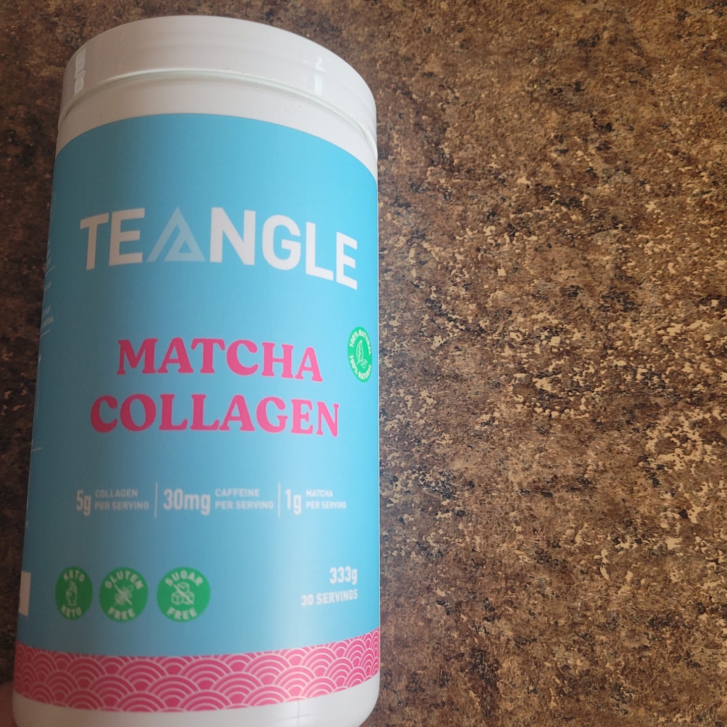 Customer photo review of Teangle - Matcha Collagène 333g - 411g
