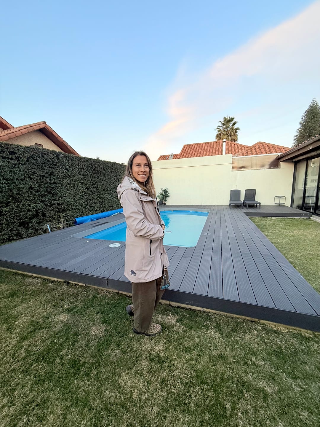 Customer photo review of Impermeable Raincoat Mujer