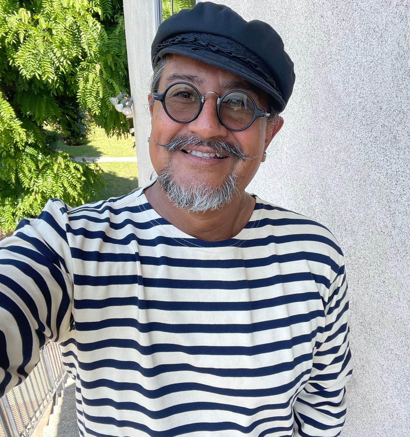 Customer photo review of Breton Stripe Long Sleeve T-Shirt