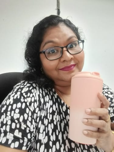 Customer photo review of Limited Edition Sense  Coffee Cup Large