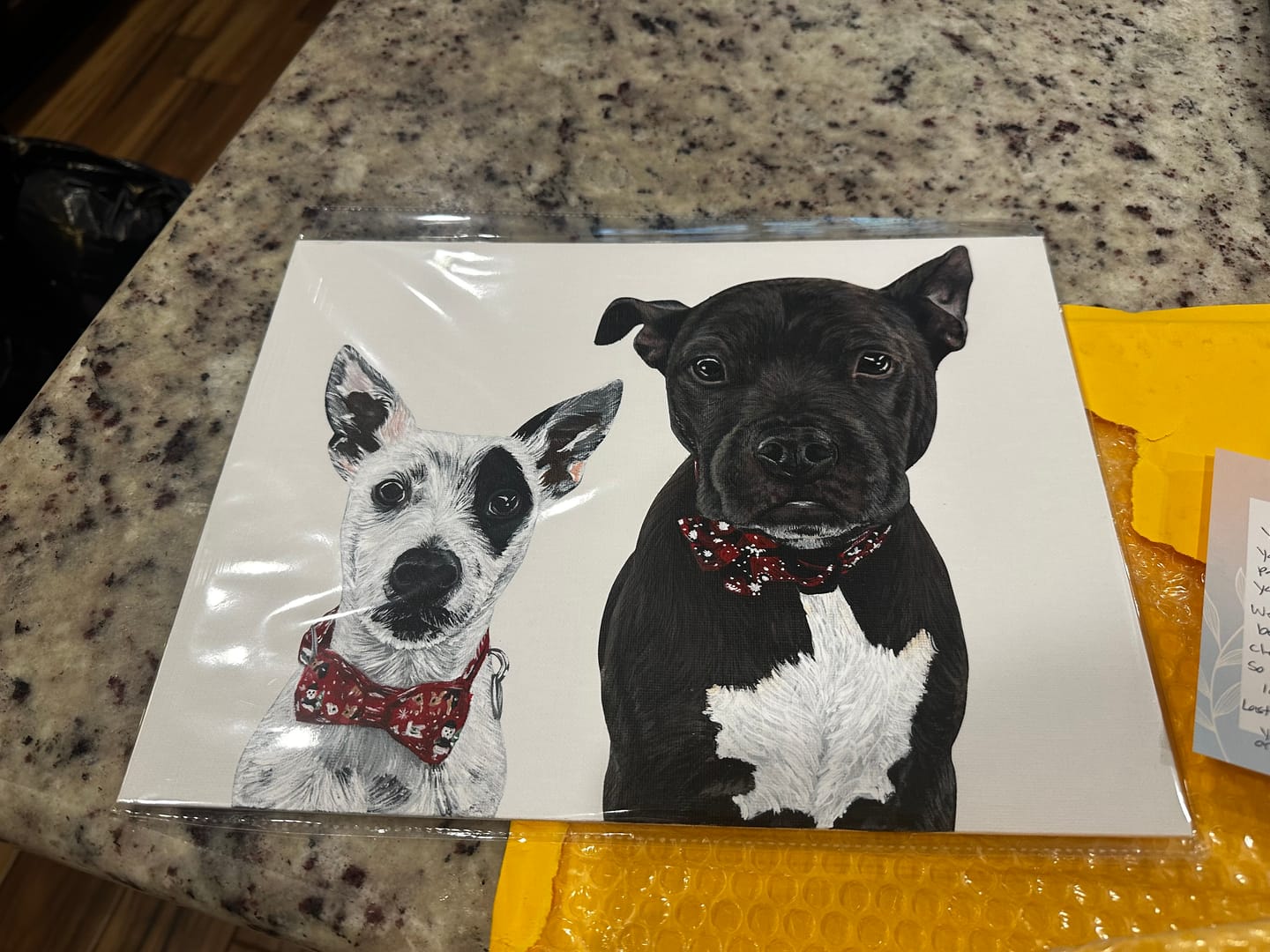 Customer photo review of Custom Pet Painting