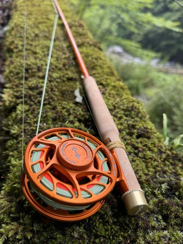 Customer photo review of 2025 Custom Campfire Orange Reel, 3 Plus