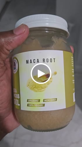 Customer video review of Maca Root Sea Moss Gel