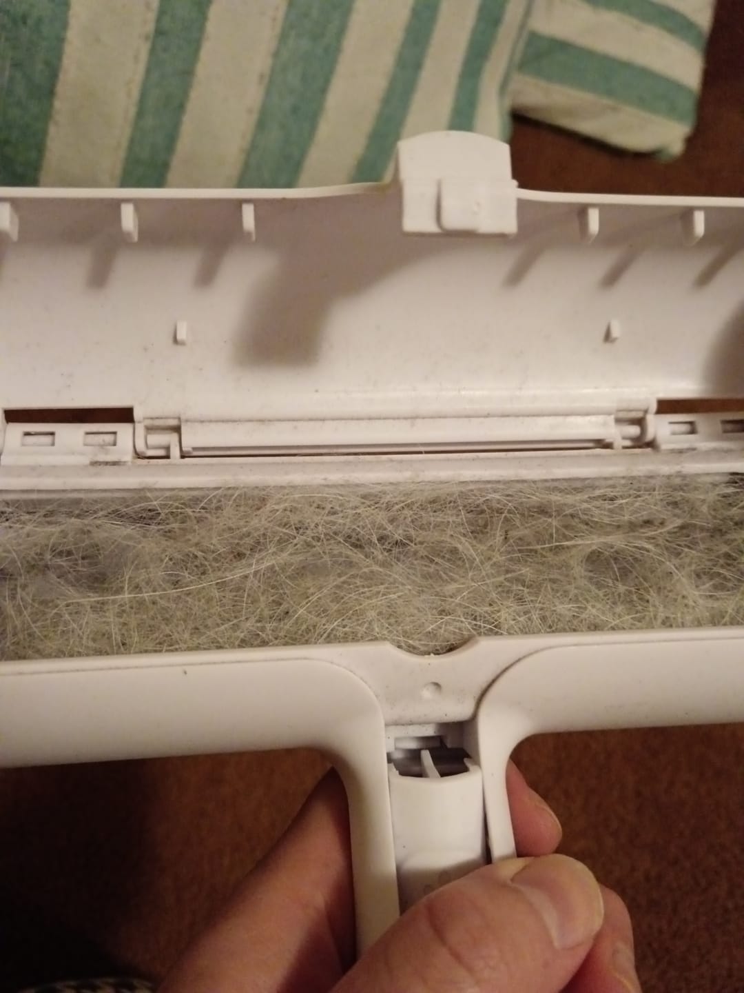 Customer photo review of The Dogs Roller: Elimina pelos y pelusas