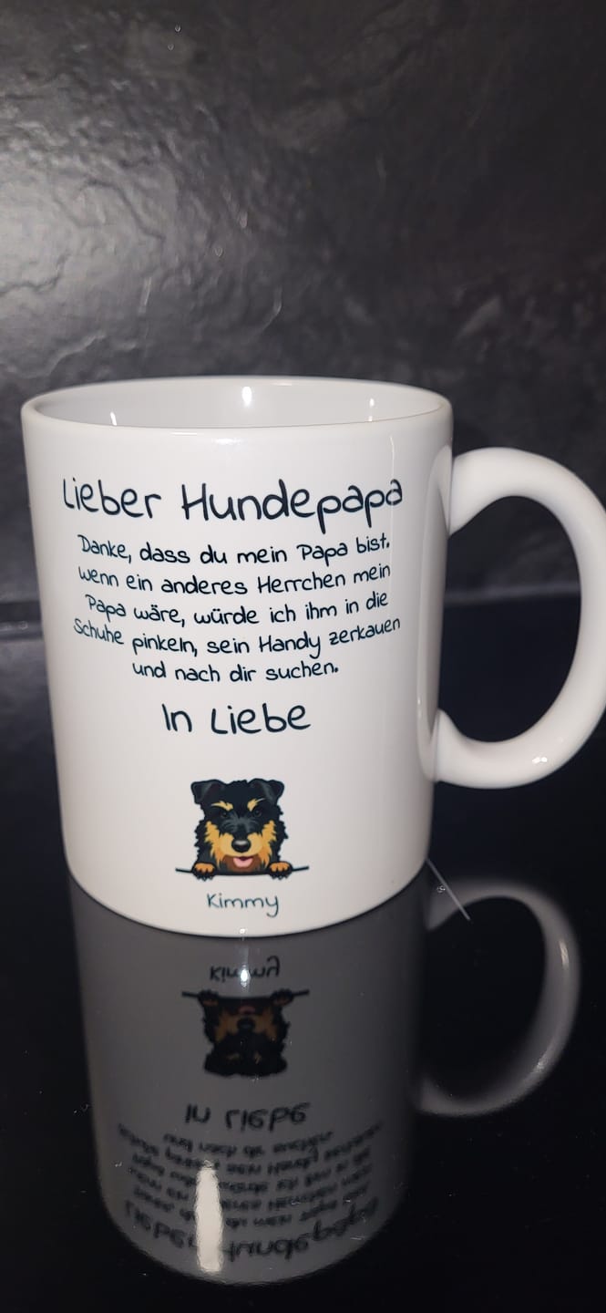 Customer photo review of Lieber Hundepapa - Individuelle Tasse