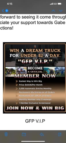 Customer photo review of GFP V.I.P