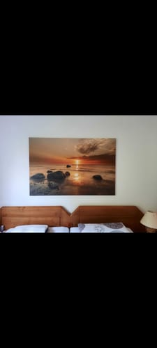 Customer photo review of Leinwandbild | Ewige Ruhe am Horizont | Querformat