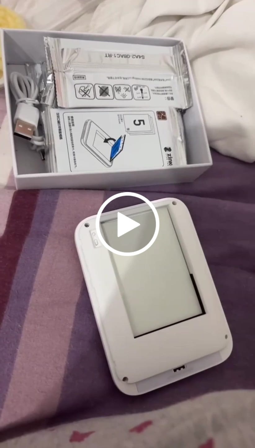 Customer video review of Tragbarer Farbfotodrucker