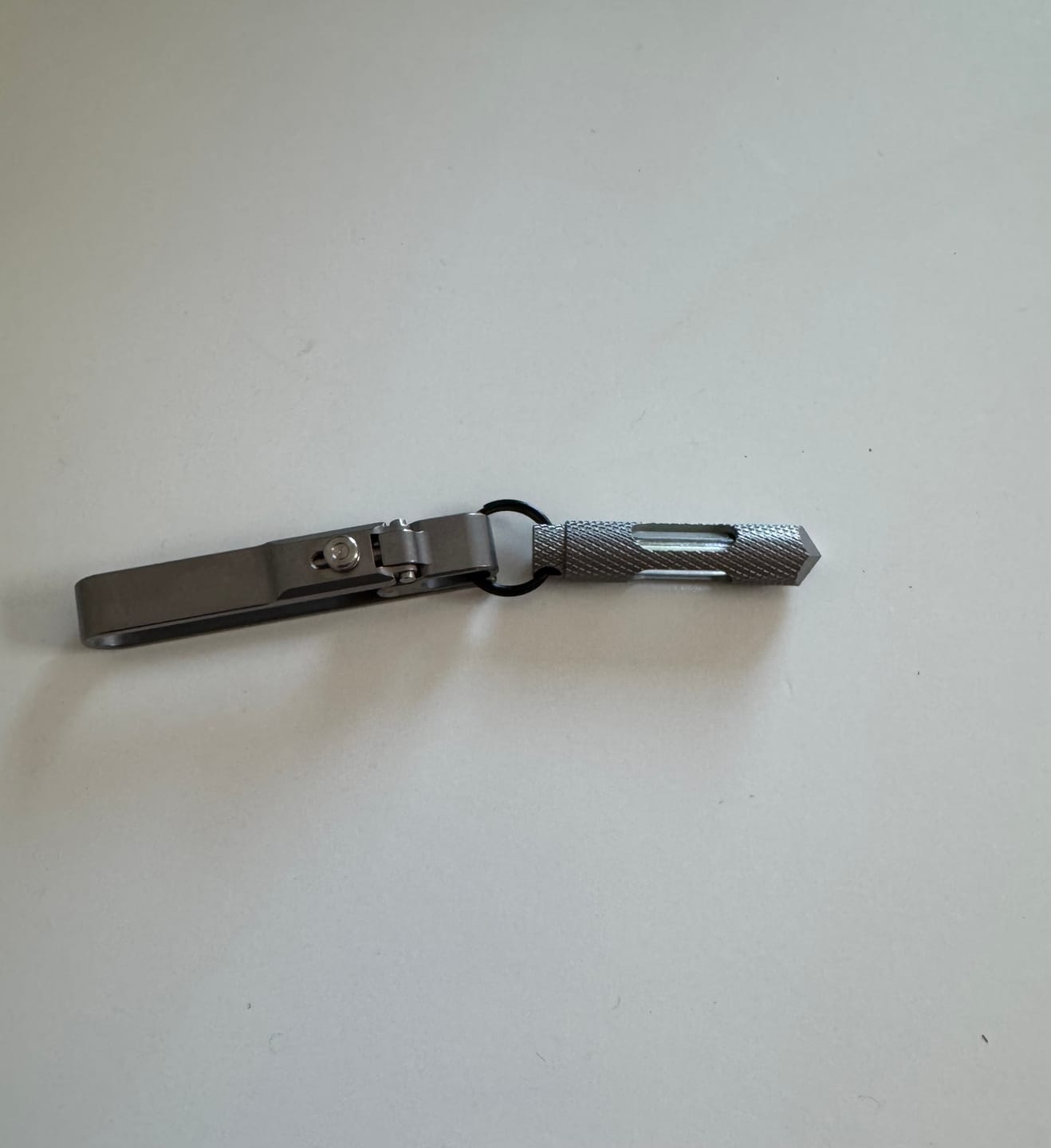 Customer photo review of The Knurled Edition Glow Fob