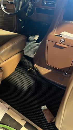 Customer photo review of Fußmatten für Van - Vorne