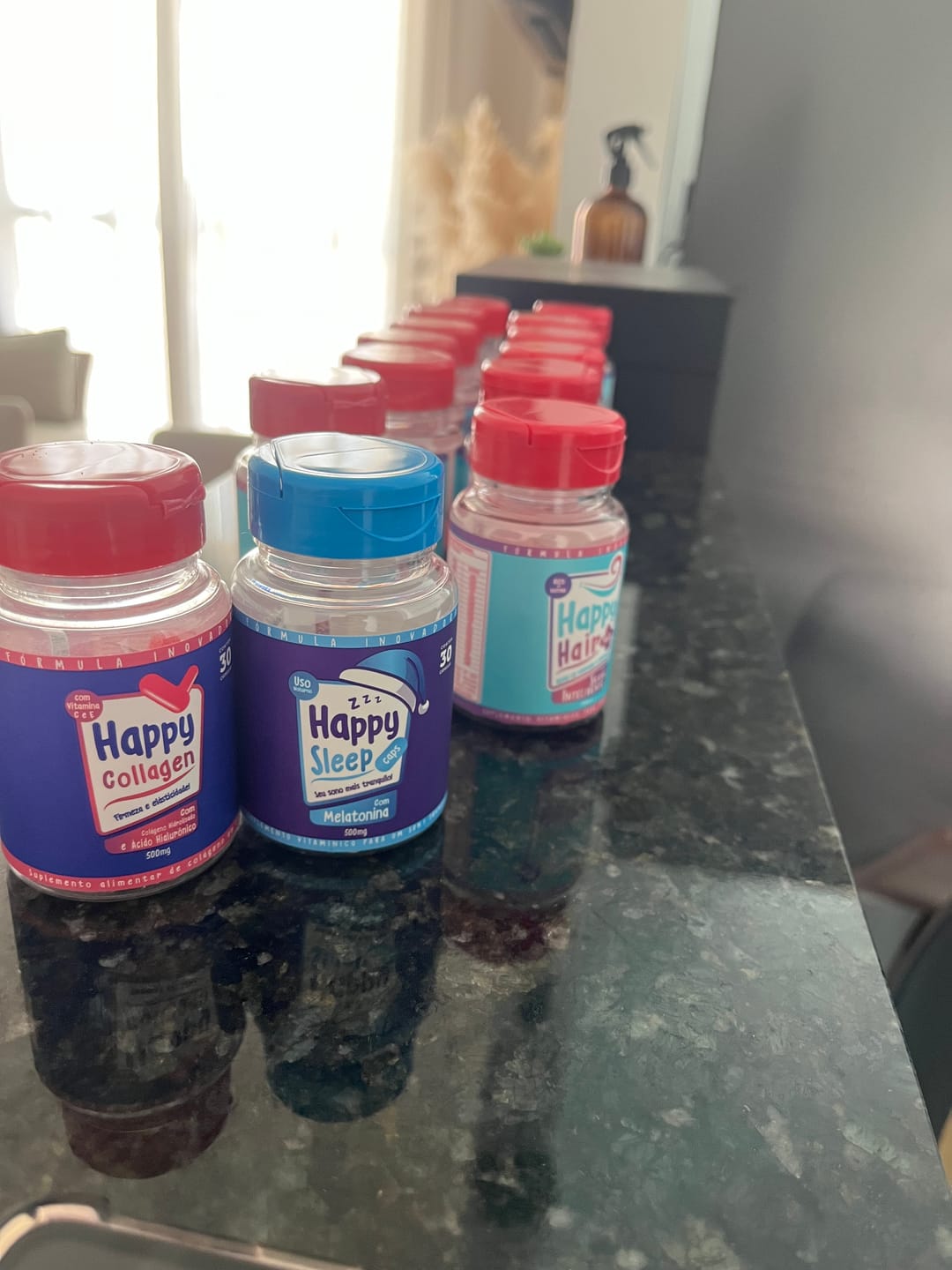 Customer photo review of Happy Hair 3 Potes