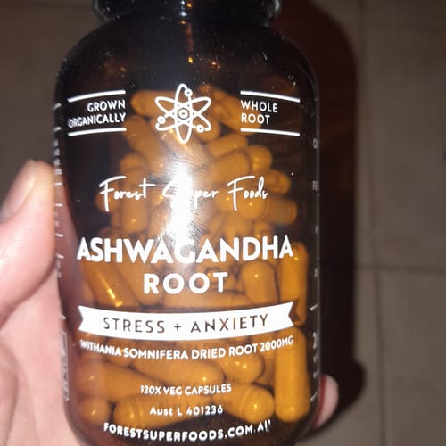 Customer photo review of Organic Ashwagandha Capsules