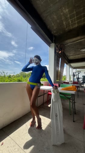 Customer photo review of Luna Long Sleeve Swimwear