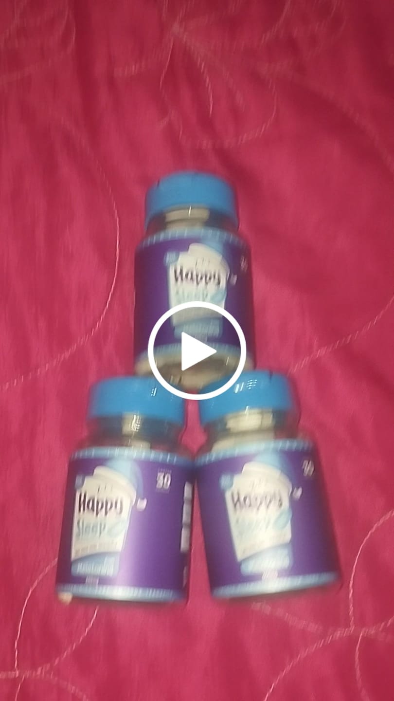 Customer video review of Melatonina Happy Sleep 2 Potes