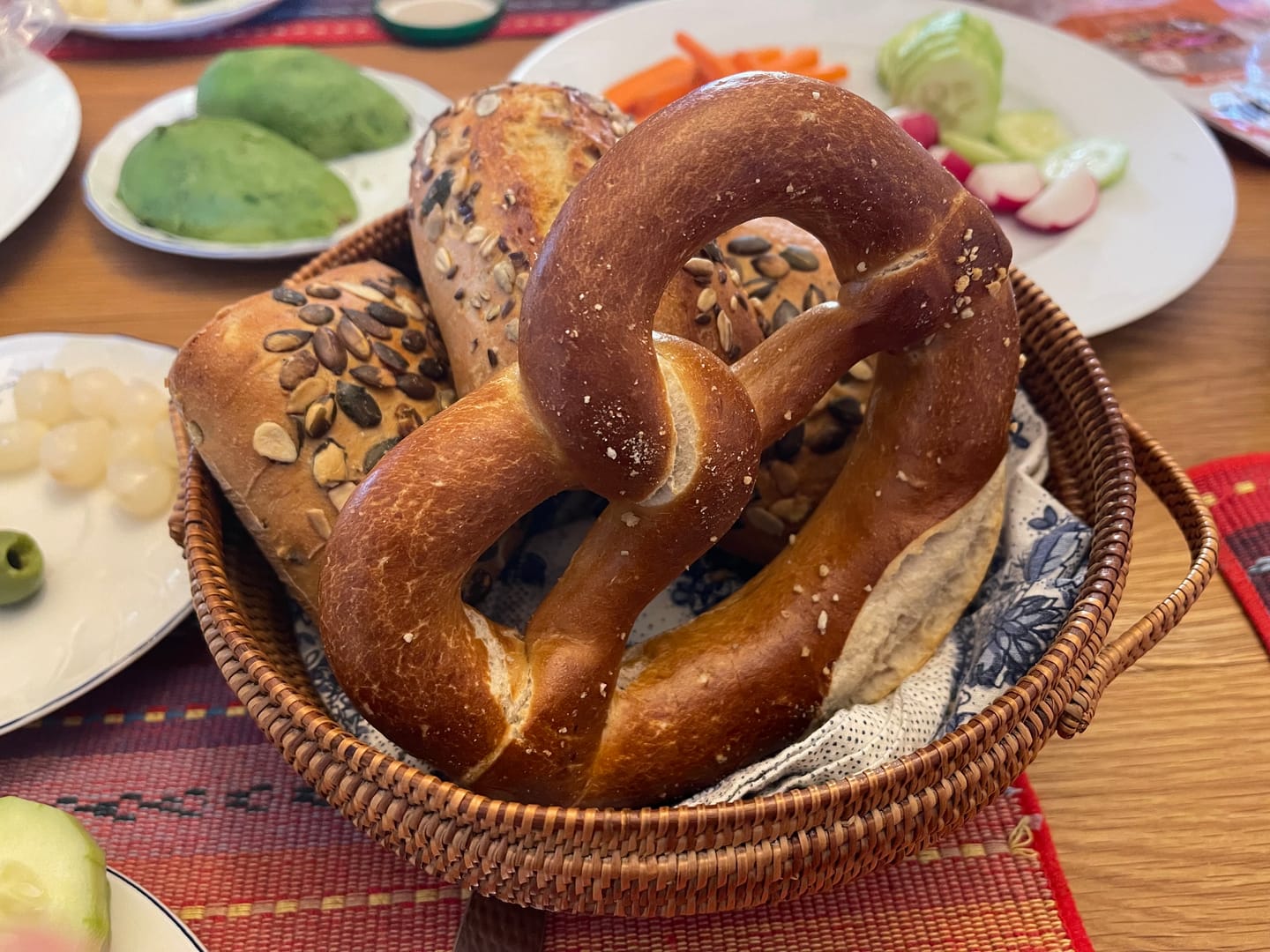 Customer photo review of XL Oktoberfest Pretzels (4 pack)