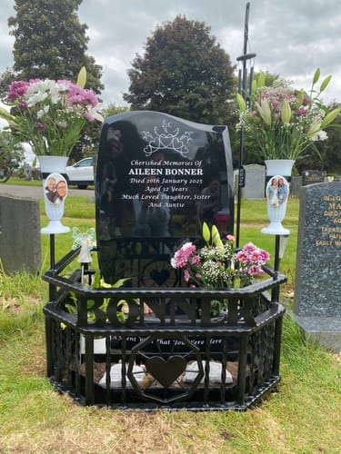 Customer photo review of In The Loving Memory Personalized Wind Chimes Gifts
