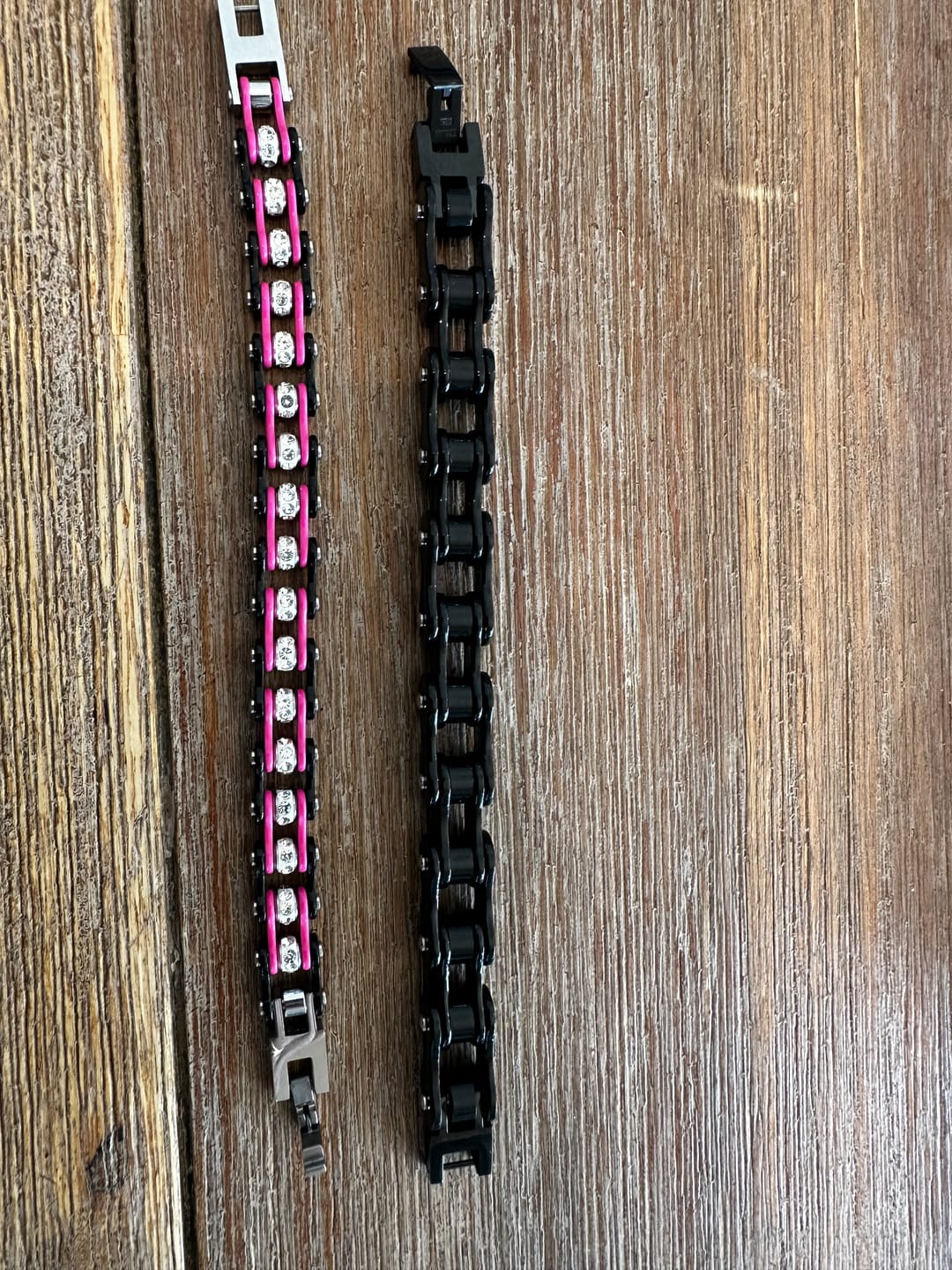 Customer photo review of Cycolinks Punk Pink Crystal Bracelet