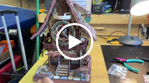Customer video review of Vintage Cuckoo Clock DIY 3D Wooden Puzzle Kit