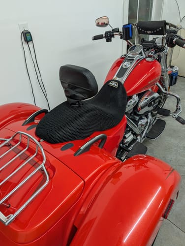 Customer photo review of Wind Rider Seat Cover
