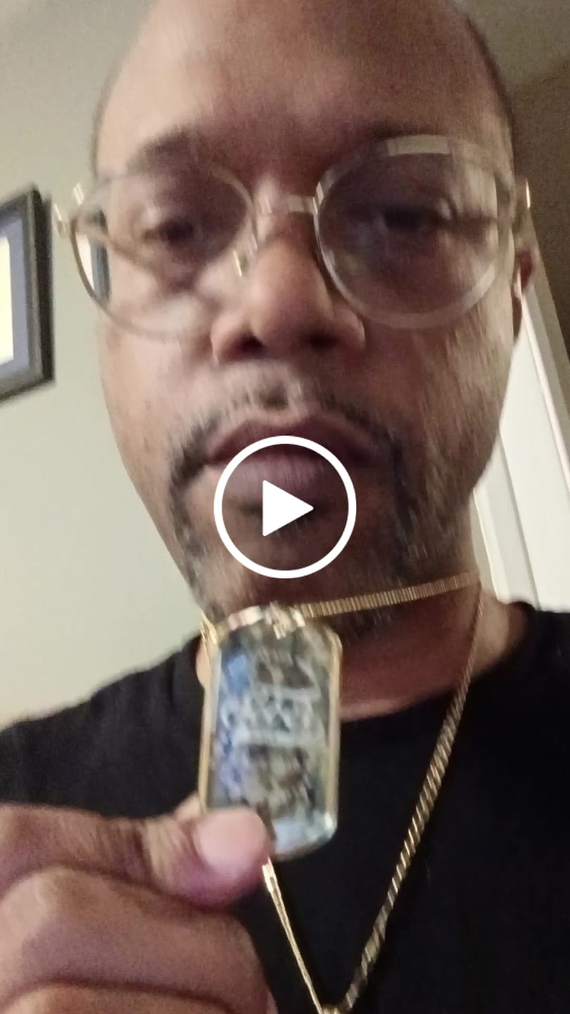 Customer video review of Camo Sober Since Dog Tag Necklace w/Personalized Date
