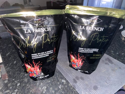 Customer photo review of WHEY PROTEIN