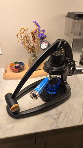 Customer photo review of Italian Handle Bottomless Portafilter