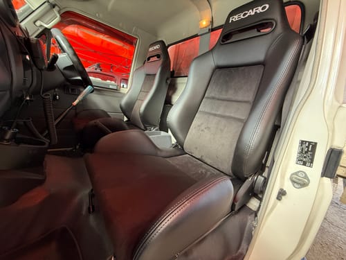 Customer photo review of Recaro SR3 Style Black Leather Recliner Seat - ADR Approved