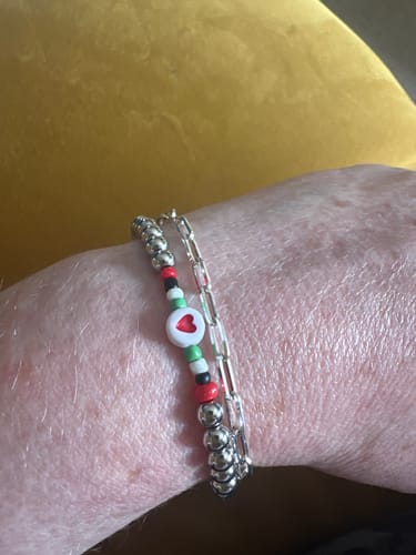 Customer photo review of Palestine Bracelet