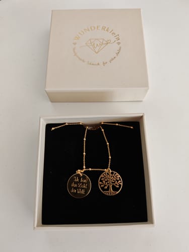 Customer photo review of Halskette "Tree of Life" mit Gravur