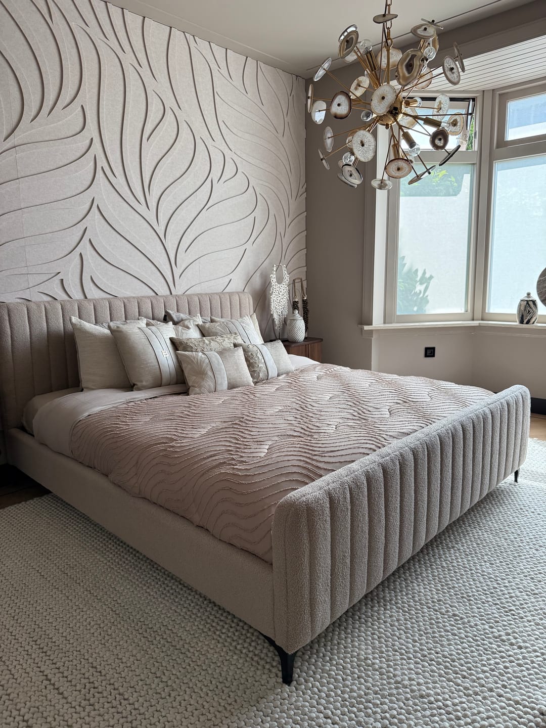 Customer photo review of Dekbed Zonder Overtrek Japandi Waves Taupe