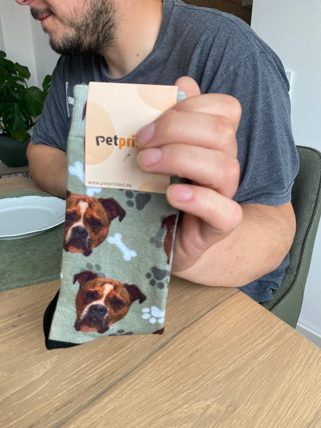 Customer photo review of Dein Foto - Individuelle Socken