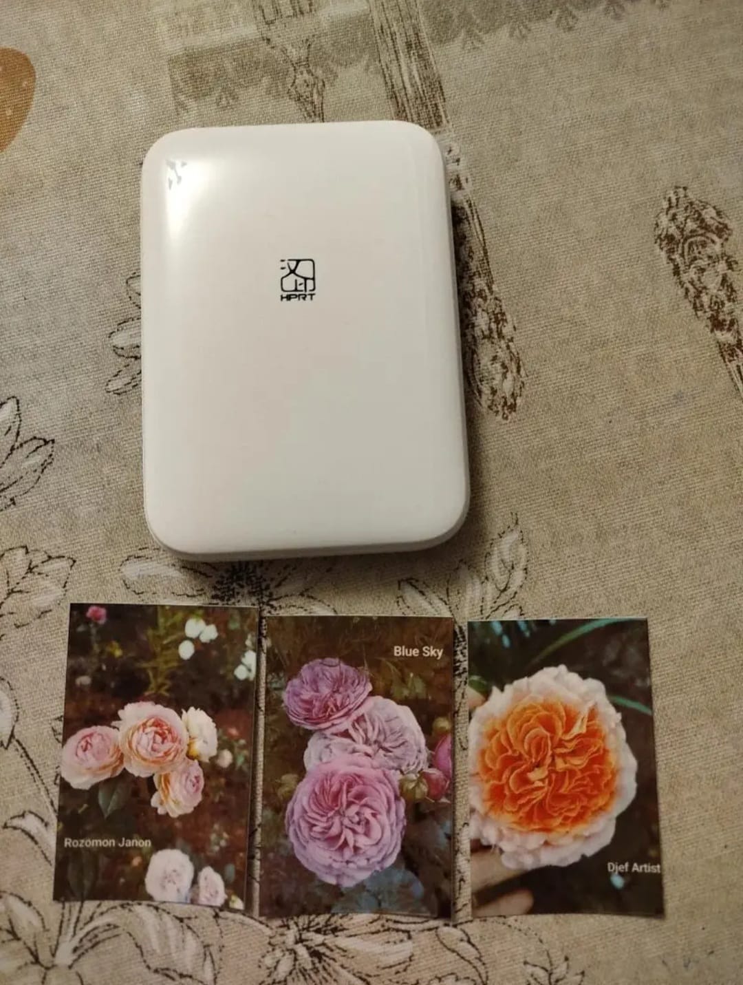 Customer photo review of Tragbarer Farbfotodrucker