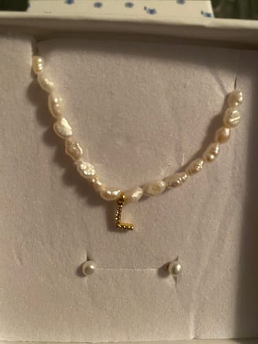Customer photo review of Collana Chicco di riso