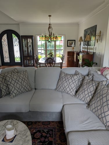 Customer photo review of Protective Cushion Covers