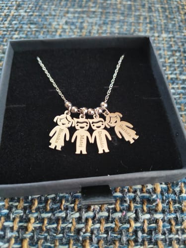 Customer photo review of Necklace: Family Bond