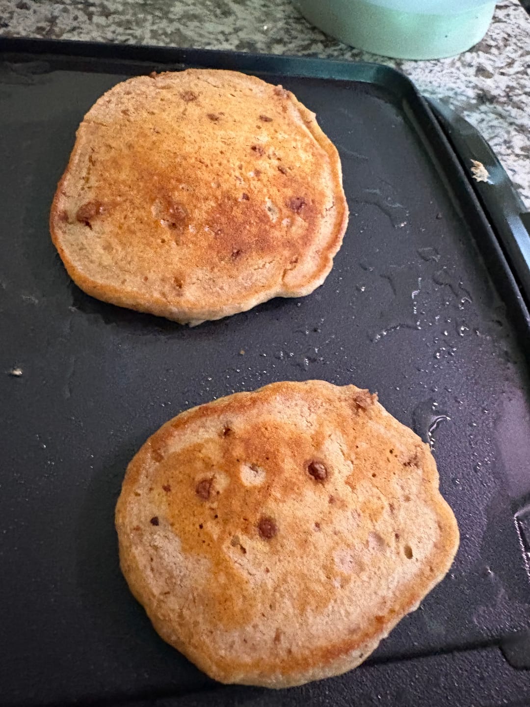 Customer photo review of Cousin T's Cinnamon Bun Gourmet Pancake Mix (2 Pack)