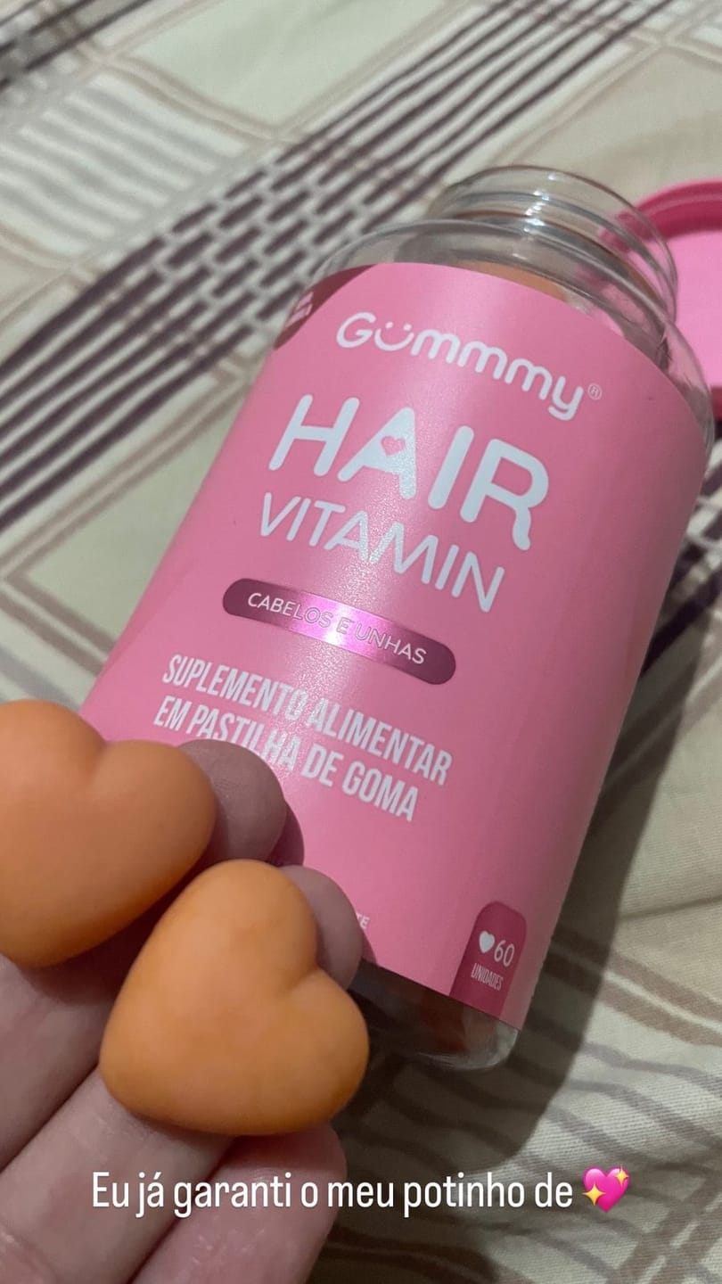 Customer photo review of Gummy Hair® - Melancia 180 g