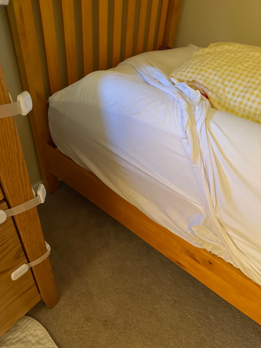 Customer photo review of Quiet Comfort™ Mattress Protector